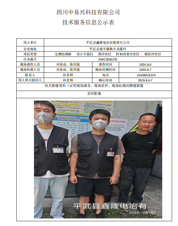 平武县鑫隆电冶有限责任公司
